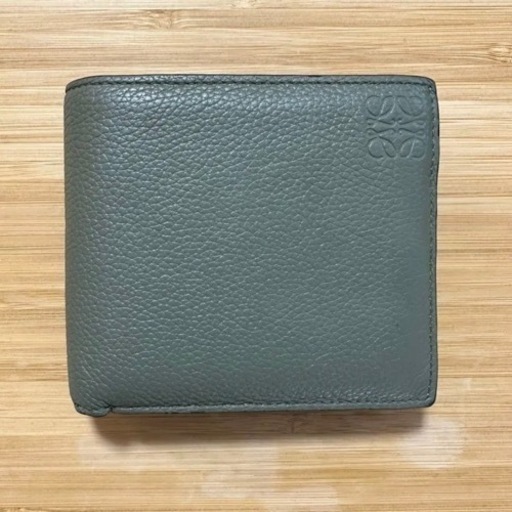 【美品】LOEWE メンズ 財布 (グリーン)