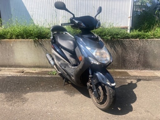 軽整備済み‼️シグナスx 3型　社外マフラー　バックレスト　配送可能