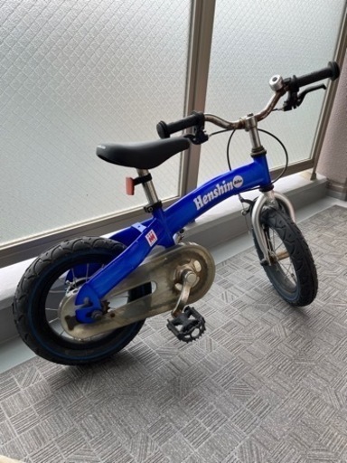 変身バイク ブルー へんしんバイクX16 青 Henshin Bike 16インチ