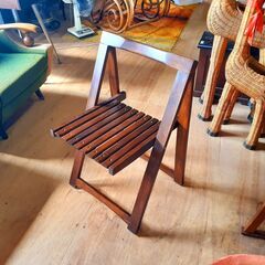 木製 折りたたみ椅子 チェア いす イス　/TJ-1219 2F
