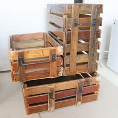 古材風のボックス