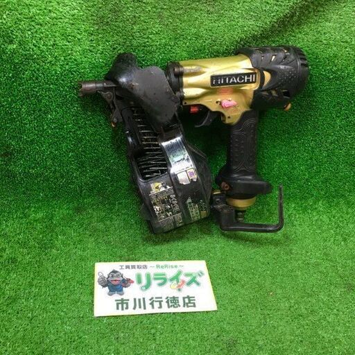 **HITACHI 日立 65mm 高圧ロール釘打機 ケース付 NV65HMC