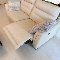 高級本革電動ソファ　使用期間一年未満【極美品】