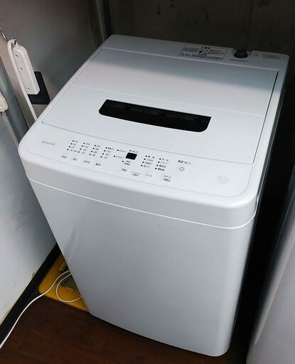 3か月間保証☆配達有り！18000円(税別）2022年製 アイリスオーヤマ 5㎏ 全自動 洗濯機 コンパクト ホワイト