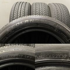 YOKOHAMA GEOLANDAR SUV 215/55R17 17インチ 夏タイヤ 4本 19年製 バリ溝 ヴェゼル ジューク エスクード等　(MTO32)クレジットカード QRコード決済可能