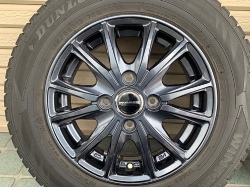 ソルボワ ほぼ新品 タイヤ ホイール 4本 セット 145/80 R 13 軽 2022年