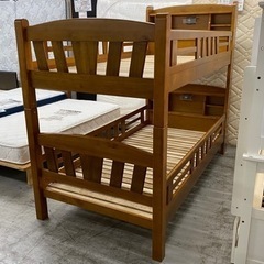 愛品館 江戸川店】木製 2段ベッド ID:153-018638-007