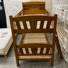 愛品館 江戸川店】木製 2段ベッド ID:153-018638-007