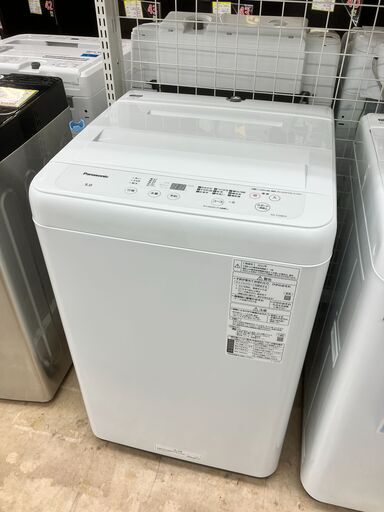 高年式 21年製 5.0kg 洗濯機 パナソニック ホワイト【地域限定配送無料】