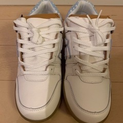 にゅYORK WHITE×SKYBLUE via SANGACIO メンズ スニーカー