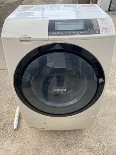 HITACHI ドラム式洗濯乾燥機 BD-S8700 2015年製 10.0kg/6.0kg●E055M852