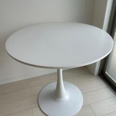 円形テーブル 白