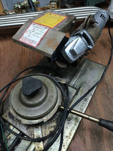 らくらくケンマ　8枚刃研磨機　鉄刃研磨機　草刈機