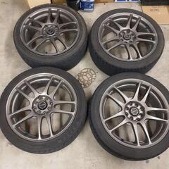 RAYS ホイール 4穴 45扁平 17インチ4本