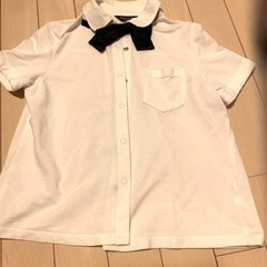 コムサ白ポロシャツ　110cm