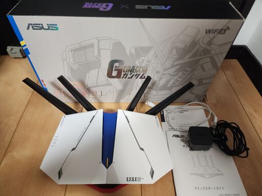 【値下げしました】ASUS RT-AX82U GUNDAM EDITION WHITE