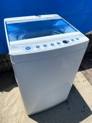 お薦め品‼️分解洗浄済み‼️ハイアール洗濯機7kg 2019年
