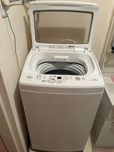 低価格の アクア縦型洗濯機7kg 洗濯機
