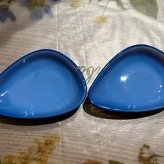 青色のお皿 2個