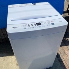 お薦め品‼️分解洗浄済み‼️ハイセンス洗濯機5.5kg 2020年