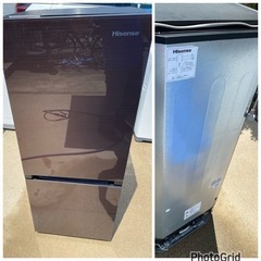 お薦め品‼️洗浄済み‼️ハイセンス ガラスドア冷蔵庫154L 2017年