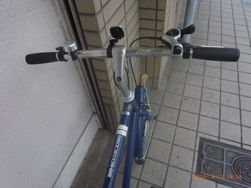 雨の日も乗れる【アサヒ シークレットコード ミニベロ・シマノ外装6段