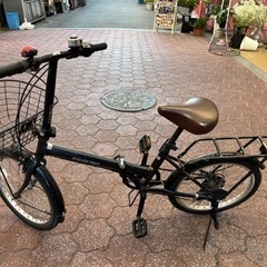 20インチ　折りたたみ自転車　変速付き