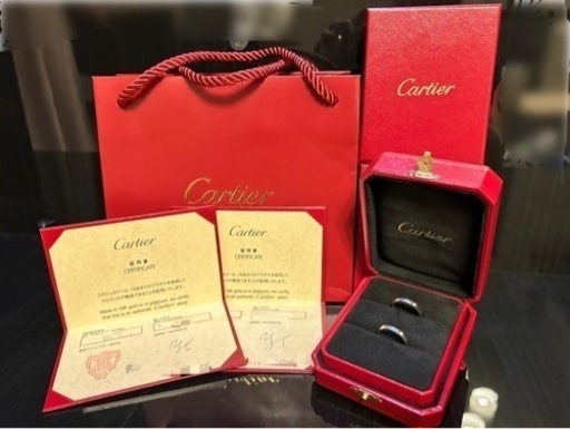 刻印無し ペア2本 カルティエ ウエディングリング C DE C ドゥ Wedding