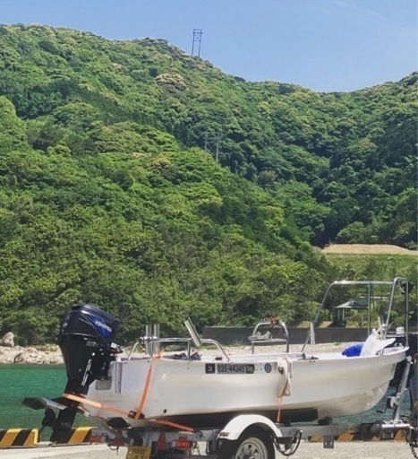 トレーラブルボートセット【パーフェクター11・軽トレーラー・8馬力船外機】※艤装多数！ トレーラブルボートセット【パーフェクター11・軽トレーラー・8馬力船