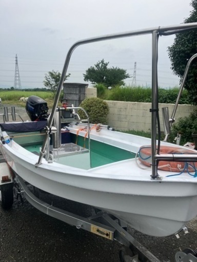 トレーラブルボートセット【パーフェクター11・軽トレーラー・8馬力船外機】※艤装多数！ トレーラブルボートセット【パーフェクター11・軽トレーラー・8馬力船