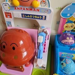 アンパンマンおもちゃ①、ノンタン絵本、しなぷしゅ