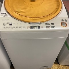 福岡市内配送無料 シャープ SHARP ES-TX72-D [タ テ型洗濯乾燥機 (