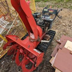 現状品　不動　ヤナセ　エンジン除雪機　スノースワロー 808S　現状渡し