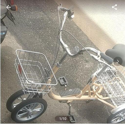 三輪自転車, トライククルーザーバイク、大人三輪車、14インチ3輪バイク、三輪は、クルーズ、ダブルブレーキ、高齢者、女性、男性、初心者の自転車 (Color : Orange)nnnnnnn