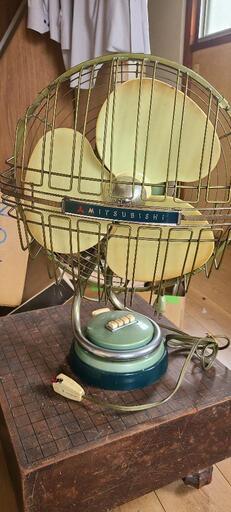 三菱　扇風機　レトロ