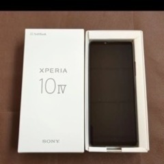 美品！ Xperia 10 IV 128GB ブラック Soft...