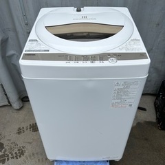 TOSHIBA 洗濯機　5kg  AW-5GA1  2022年式...