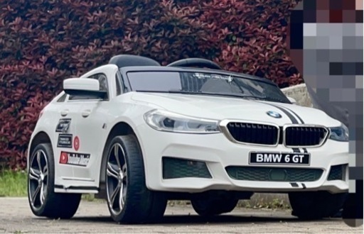 6/17まで電動乗用カー BMW 6 GT グランツーリスモ プロポ付き ホワイト