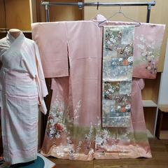 さ)訪問着、長襦袢、袋帯セット