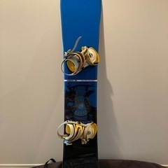 スノーボード　板　つなぎ2着　ビンディング付き　ケース付き