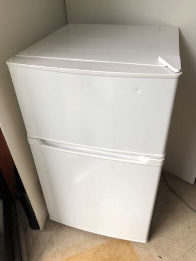 都内近郊送料無料 エスキュービムズ 冷凍冷蔵庫 90L 2017年製