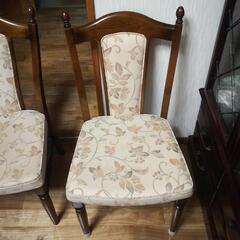 カリモクコロニアルチェアー4脚