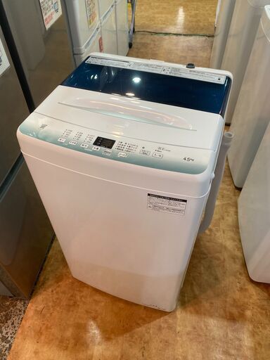 【愛品館市原店】Haier 2021年製 4.5Kg洗濯機 JW-U45HK【愛市I4S031568-104】