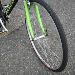 名古屋プレミアム商品券＆金シャチマネーOK！中古子供自転車２４７５　前後タイヤ新品！ジュニア用ロードバイク　ニューバランス　TAJ24  ２４×１インチ　２×８段ギヤ　アルミフレーム　ワイヤー錠　ライトは付属していません　 身長１４０㎝から