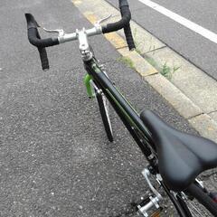 名古屋プレミアム商品券＆金シャチマネーOK！中古子供自転車２４７５　前後タイヤ新品！ジュニア用ロードバイク　ニューバランス　TAJ24  ２４×１インチ　２×８段ギヤ　アルミフレーム　ワイヤー錠　ライトは付属していません　 身長１４０㎝から