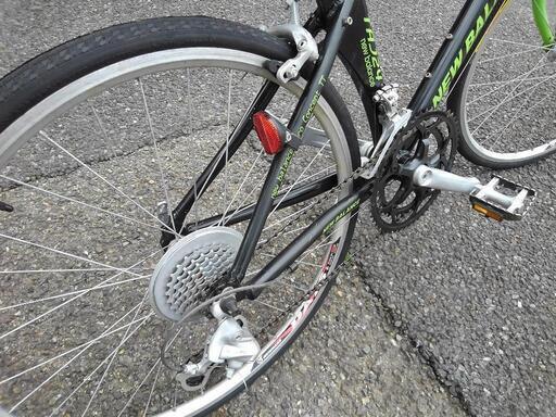 名古屋プレミアム商品券＆金シャチマネーOK！中古子供自転車２４７５　前後タイヤ新品！ジュニア用ロードバイク　ニューバランス　TAJ24  ２４×１インチ　２×８段ギヤ　アルミフレーム　ワイヤー錠　ライトは付属していません　 身長１４０㎝から 名古屋プレミアム商品券＆金シャチマネーOK！中古子供自転車2475