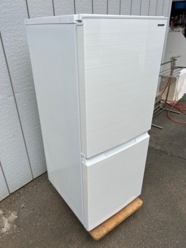 ■美品 2021年製■シャープ 2ドア冷凍冷蔵庫 SJ-D15G-W■SHARP 単身向け2ドア冷蔵庫 1人用 白ホワイト 長期保証あり