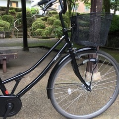 アサヒサイクル自転車オートライト付き。
