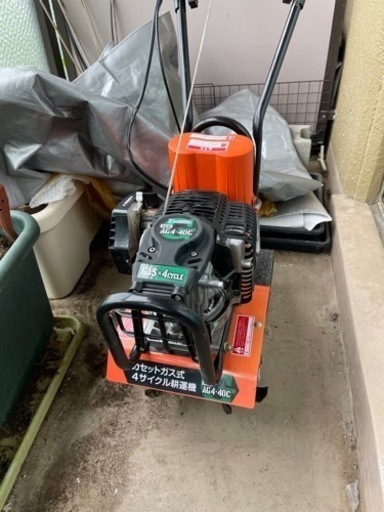 ジャンク　カセットガス式4サイクルミニ耕運機