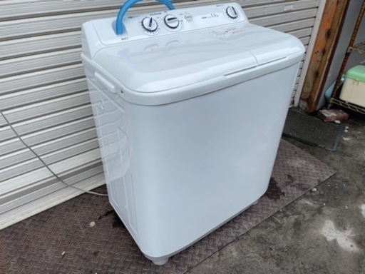 ★ 動作〇 ★ 5.5kg 二槽式 洗濯機 ハイアール JW-W55E 2019年製 幅770mm 奥行438mm 高さ920mm